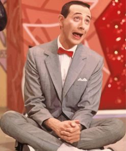 Funny Pee Wee Herman Paint By Numbers