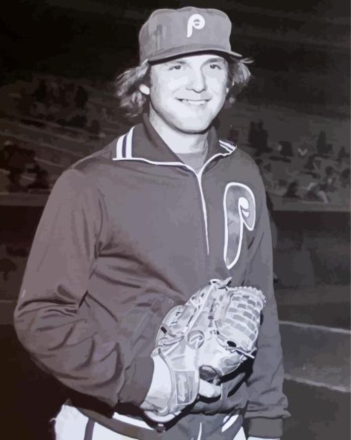 Monochrome Tug McGraw Paint By Numbers