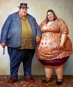 Fat Couple Paint By Numbers