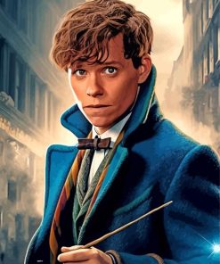 Newt Scamander Character Paint By Numbers