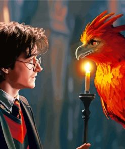 Fawkes Bird Harry Potter Paint By Numbers