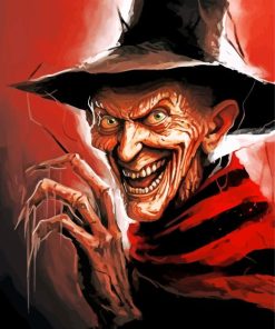 Freddy Krueger Paint By Numbers