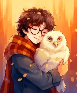 Harry Potter And Hedwig Paint By Numbers