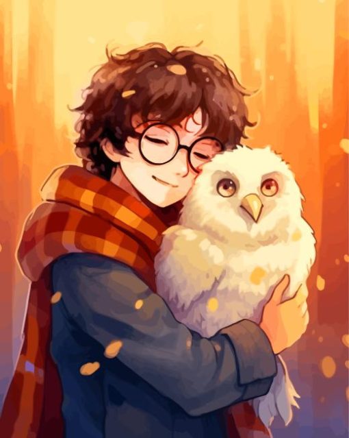 Harry Potter And Hedwig Paint By Numbers