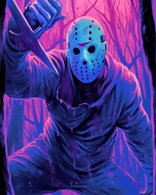 Cool Jason Voorhees Paint By Numbers 