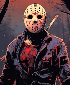 Jason Voorhees Art Paint By Numbers