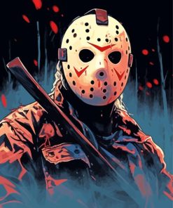 Jason Voorhees Paint By Numbers