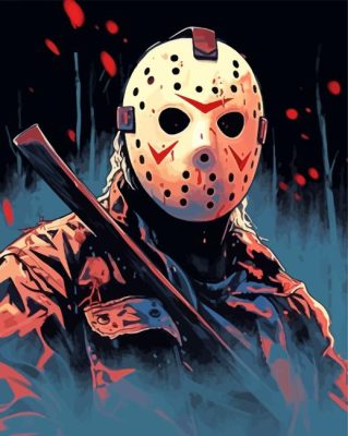 Jason Voorhees Paint By Numbers 