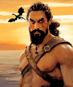 Khal Drogo Game Of Thrones Paint By Numbers