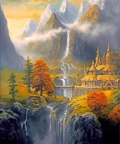 LOTR Landscape Paint By Numbers