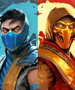 Mortal Kombat Paint By Numbers