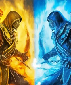 Mortal Kombat Paint By Numbers