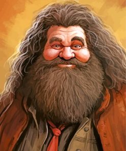 Rubeus Hagrid Art Paint By Numbers