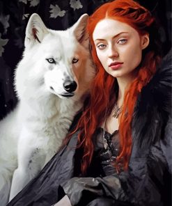 Sansa Stark GOT Paint By Numbers