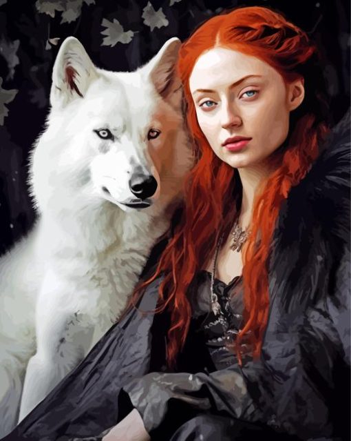 Sansa Stark GOT Paint By Numbers