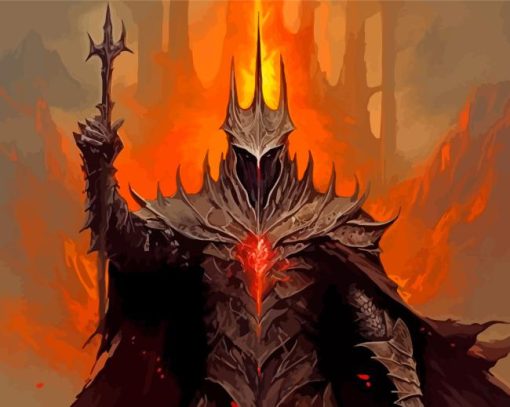 Sauron LOTR Paint By Numbers