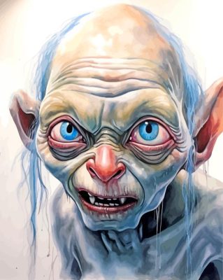 Smeagol Art Paint By Numbers 