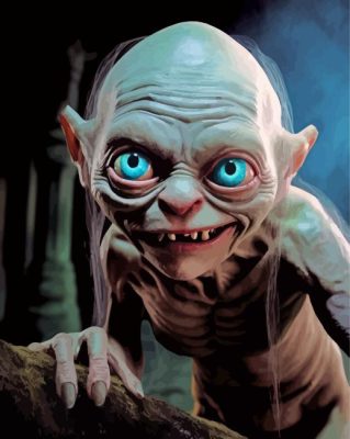 Smeagol The lord Of The Rings Paint By Numbers 