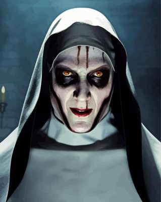 The Scary Nun Paint By Numbers