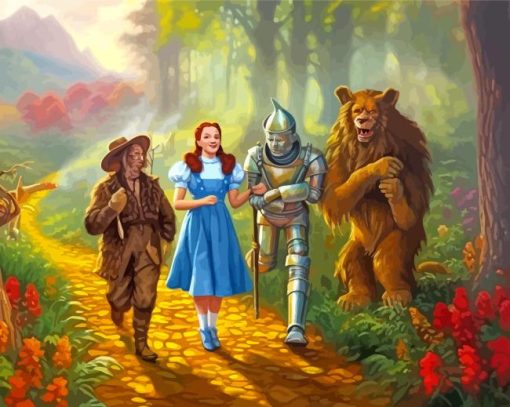 Wizard Of Oz Art Paint By Numbers