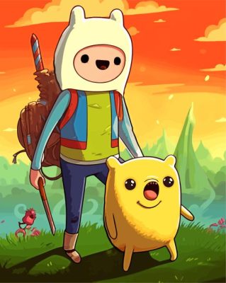 Adventure Time Paint By Numbers