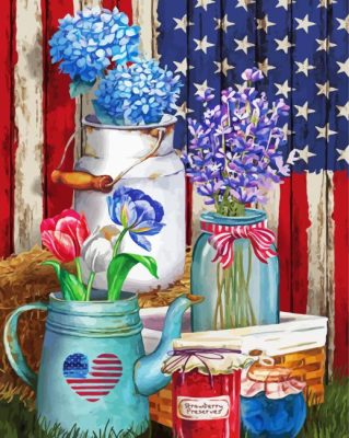 American Plants Paint By Numbers