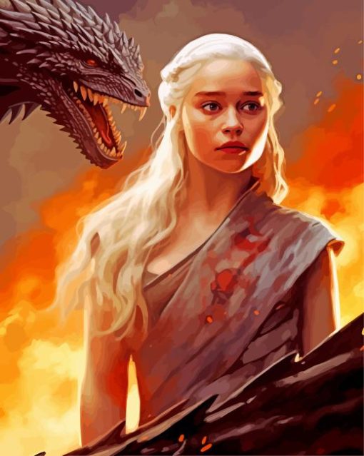 Mother of Dragons Paint By Numbers