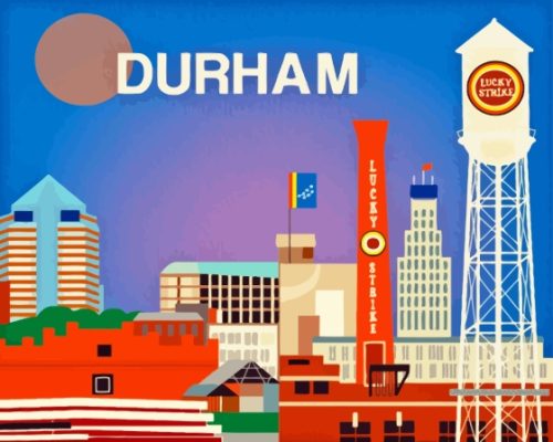 Durham Poster Paint By Numbers