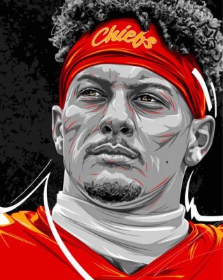 Patrick Mahomes Paint By Numbers 