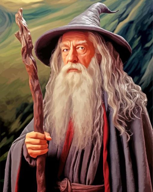 Gandalf Lord Of The Rings Paint By Numbers