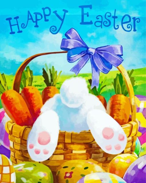 Happy Easter Paint By Numbers