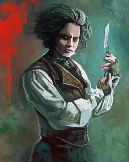 Sweeney Todd Art Paint By Numbers