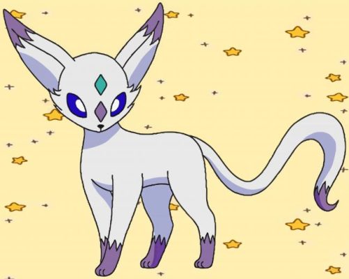 Espeon Pokemon Paint By Numbers