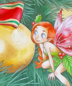 Christmas Fairy Paint By Numbers