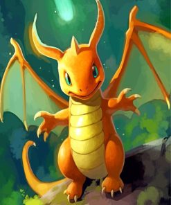 Dragonite Art Paint By Numbers