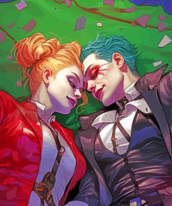 Harley Quinn And Joker Paint By Numbers