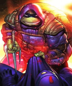 Ronin Ninja Turtle Paint By Numbers