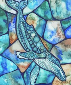 Humpback Whale Art Paint By NumbersHumpback Whale Art Paint By Numbers