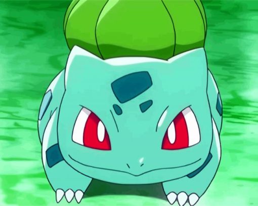 Pokemon Bulbasaur Paint By Numbers