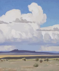 Summer Clouds New Mexico Painting By Numbers