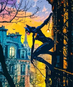 Catwoman Sunset Paint By Number