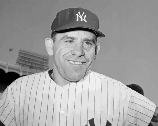 Yogi Berra Player Paint By Number