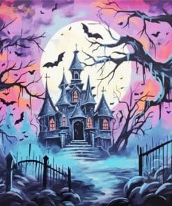 Haunted Castle Paint By Number