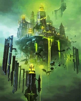 Castle In The Sky Paint By Number