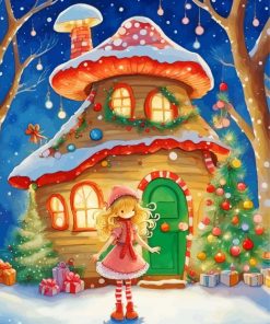 Christmas Fairy Paint By Number