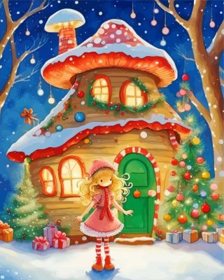 Christmas Fairy Paint By Number