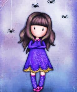 Cute Gorjuss Doll Paint By Number