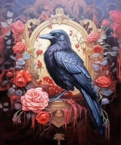 Dark Harmony Crow Paint By Number