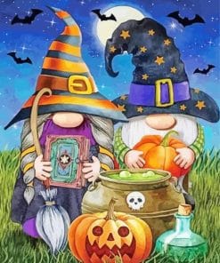 Gnomes Halloween Paint By Number