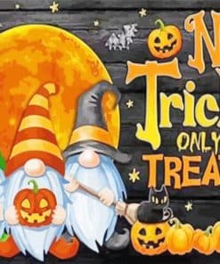 Trick Or Treat Gnomes Paint By Number